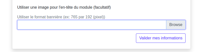 ajouter une bannière de covoiturage